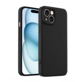 ShieldCase® iPhone 15 Siliconen MagSafe back cover (zwart)