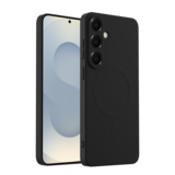 ShieldCase® Samsung Galaxy S24 siliconen MagSafe back cover (zwart)