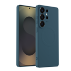 ShieldCase® ShieldCase Samsung Galaxy S24 Ultra siliconen MagSafe back cover (donkerblauw)