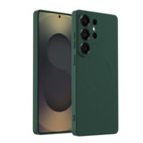 ShieldCase® Samsung Galaxy S24 Ultra siliconen MagSafe back cover (donkergroen)