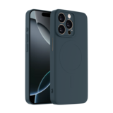 ShieldCase® iPhone 15 Pro Max Siliconen MagSafe back cover (donkerblauw)