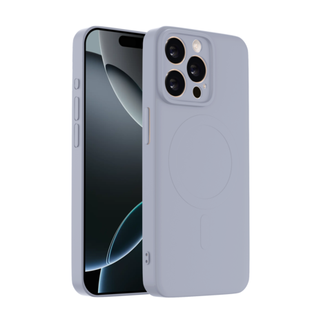 ShieldCase® ShieldCase iPhone 14 Pro Siliconen MagSafe back cover (lila)