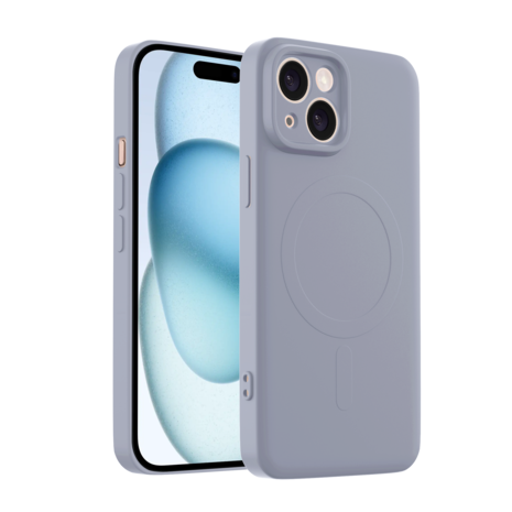 ShieldCase® ShieldCase iPhone 13 Siliconen MagSafe back cover (lila)