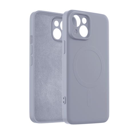 ShieldCase® ShieldCase iPhone 13 Siliconen MagSafe back cover (lila)