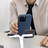 Coverzs Coverzs iPhone 16 Pro luxe leren MagSafe case (donkerblauw) Coverzs Coverzs iPhone 16 Pro luxe leren MagSafe case (donkerblauw)