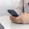 Coverzs Coverzs iPhone 16 luxe leren MagSafe case (donkerblauw) Coverzs Coverzs iPhone 16 luxe leren MagSafe case (donkerblauw)