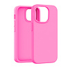 Coverzs Coverzs iPhone 16 Pro Max luxe siliconen hoesje (roze)