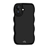 xoxo Wildhearts xoxo Wildhearts Glossy Wavy Case Black - iPhone 16 hoesje xoxo Wildhearts xoxo Wildhearts Glossy Wavy Case Black - iPhone 16 hoesje
