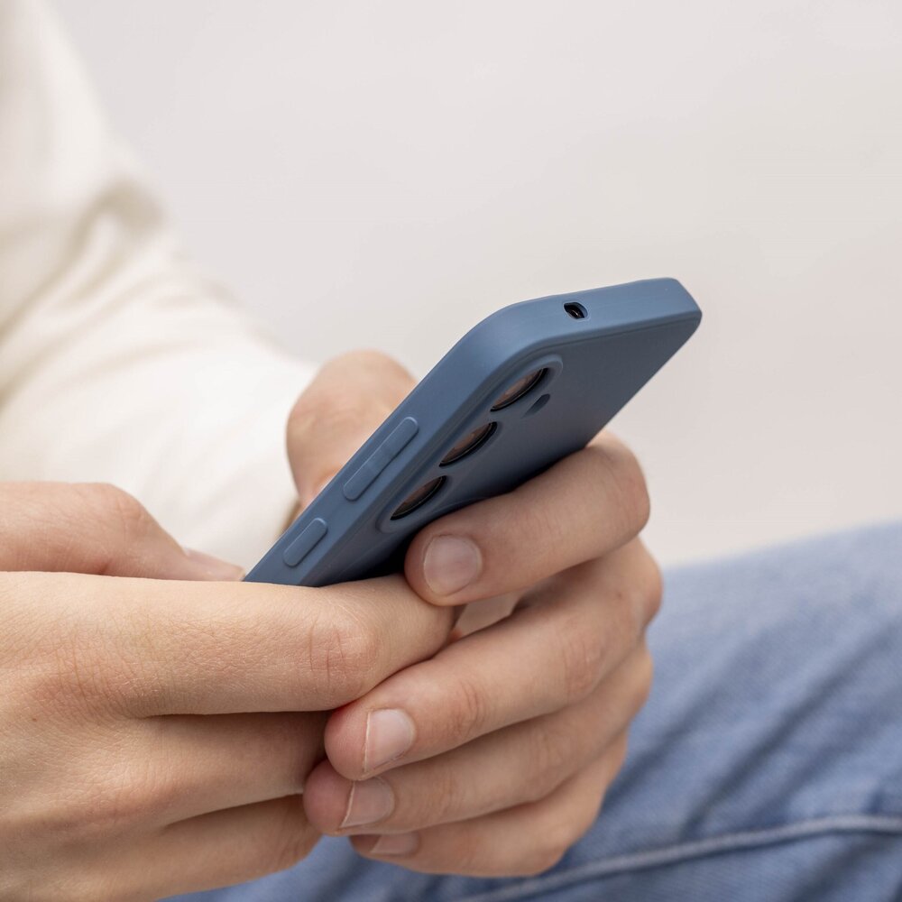 ShieldCase® ShieldCase Samsung Galaxy S24 siliconen MagSafe back cover (donkerblauw)