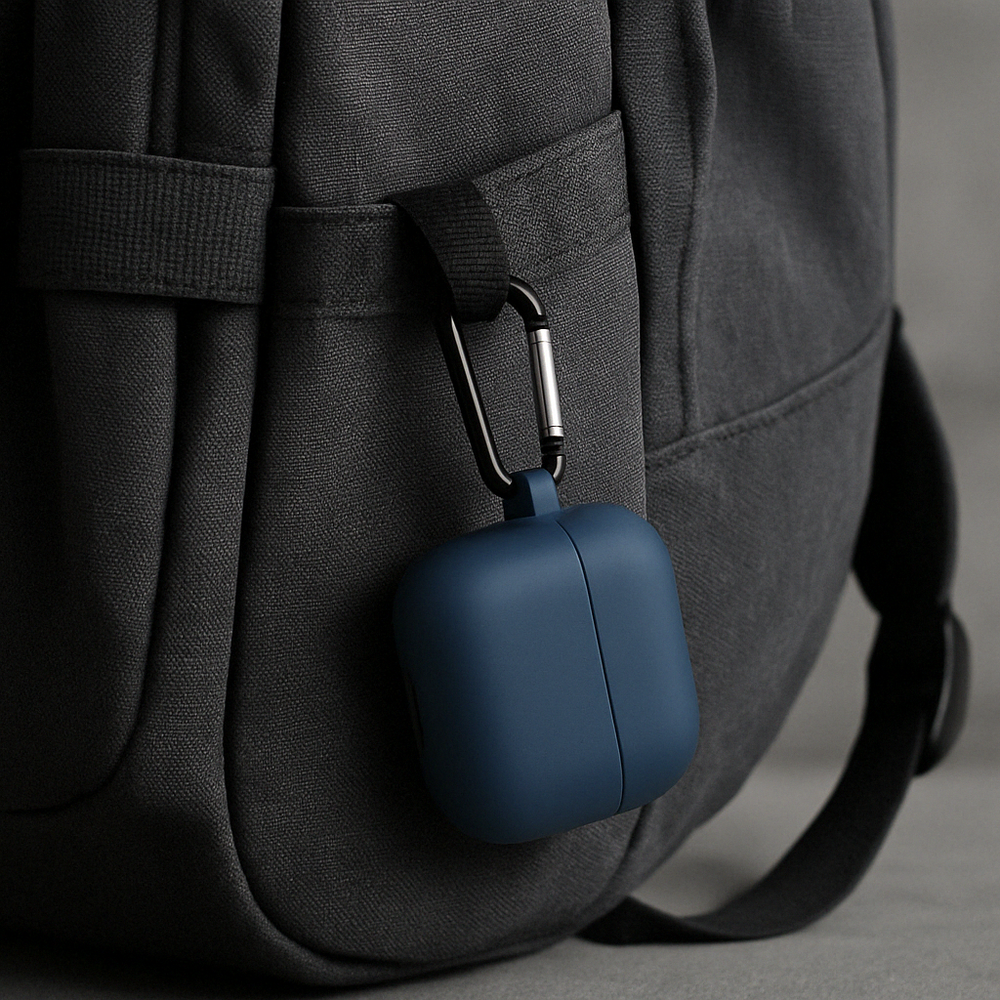 ShieldCase® ShieldCase Airpods 4 silicone case (donkerblauw)