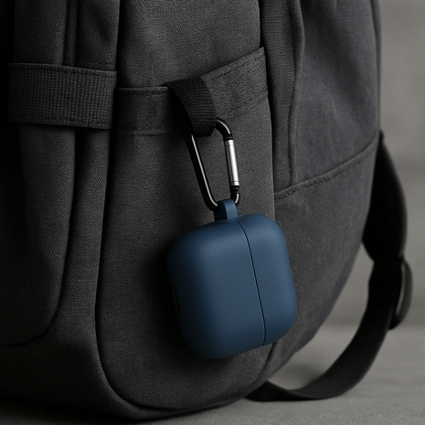 ShieldCase® ShieldCase Airpods 4 silicone case (donkerblauw)