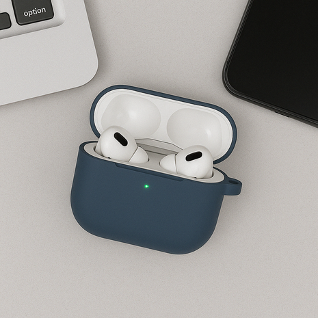 ShieldCase® ShieldCase Airpods 4 silicone case (donkerblauw)