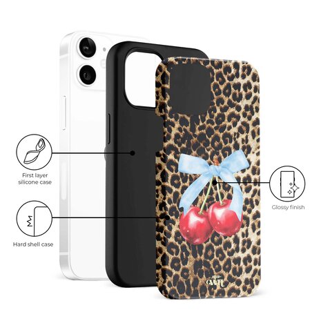 xoxo Wildhearts xoxo Wildhearts Cherry Wild - iPhone 12 hoesje xoxo Wildhearts xoxo Wildhearts Cherry Wild - iPhone 12 hoesje