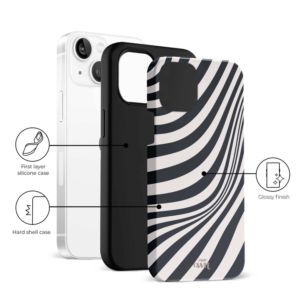 xoxo Wildhearts xoxo Wildhearts Optical Illusion - iPhone 13 hoesje