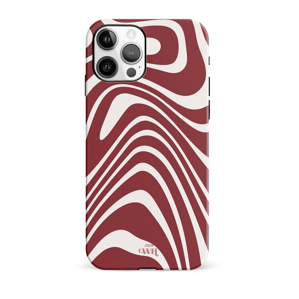 xoxo Wildhearts xoxo Wildhearts Boogie Wonderland Red - iPhone 12 Pro Max hoesje