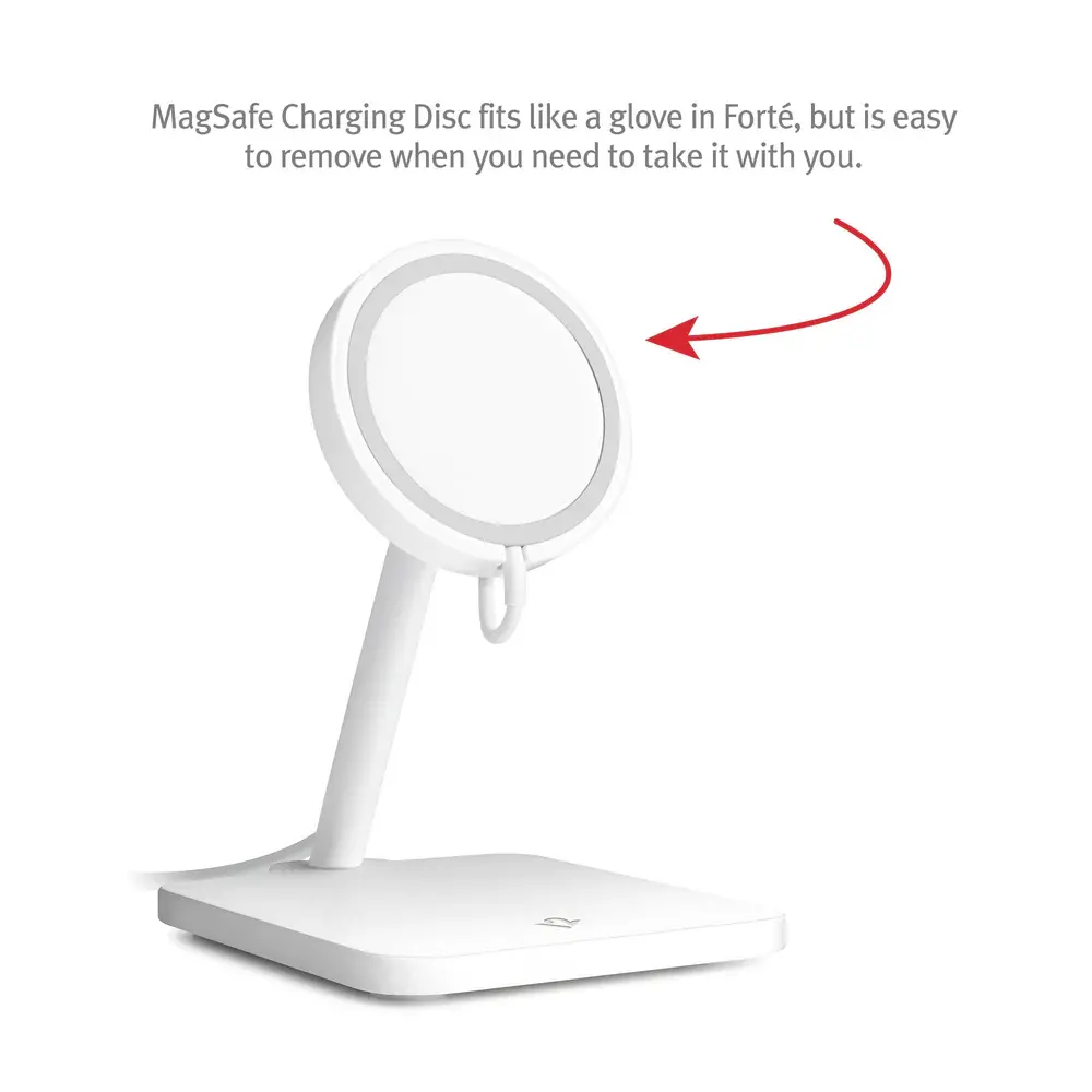 Twelve South Twelve South Forte wireless Desktop stand voor Apple devices (wit) Twelve South Twelve South Forte wireless Desktop stand voor Apple devices (wit)