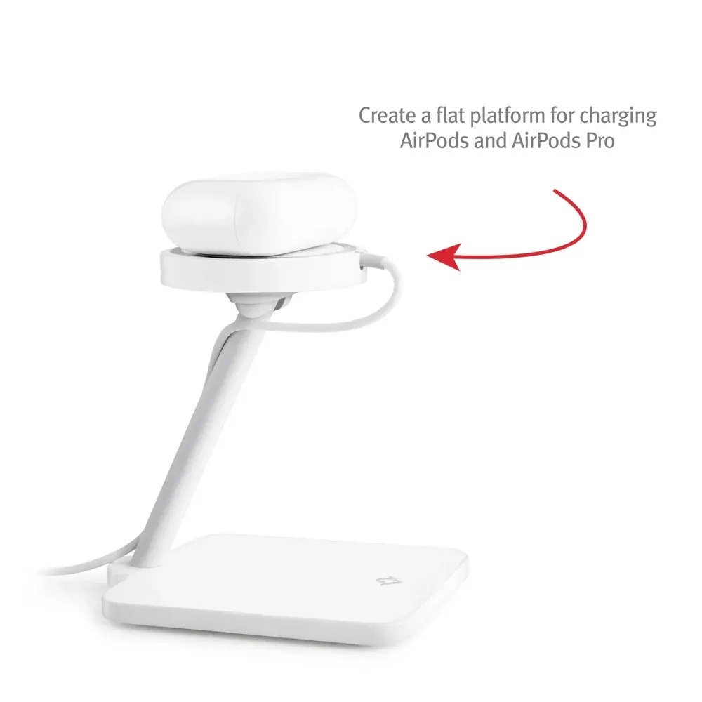 Twelve South Twelve South Forte wireless Desktop stand voor Apple devices (wit) Twelve South Twelve South Forte wireless Desktop stand voor Apple devices (wit)