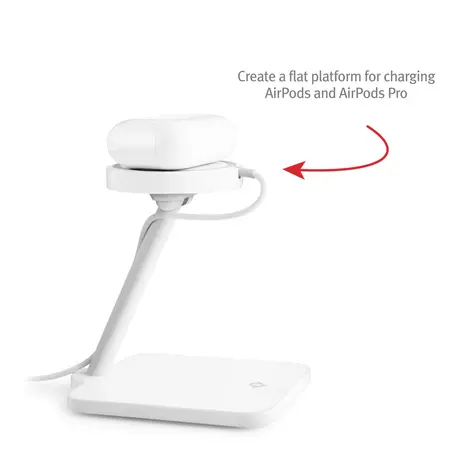 Twelve South Twelve South Forte wireless Desktop stand voor Apple devices (wit) Twelve South Twelve South Forte wireless Desktop stand voor Apple devices (wit)