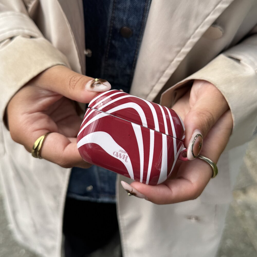 xoxo Wildhearts xoxo Wildhearts AirPods Pro 2 - Boogie Wonderland Red hoesje