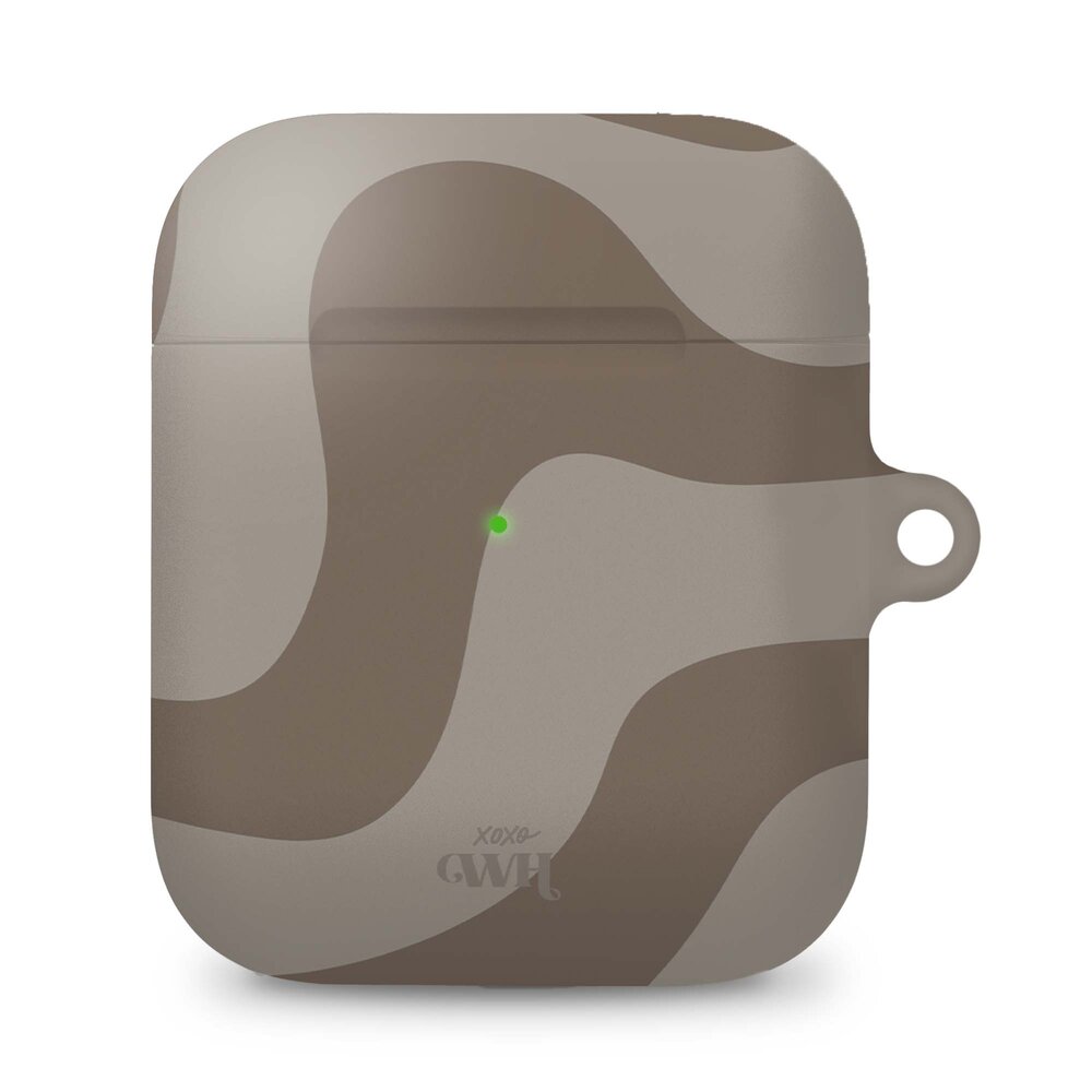 xoxo Wildhearts xoxo Wildhearts AirPods 1 & 2 - Ride With Me Brown hoesje