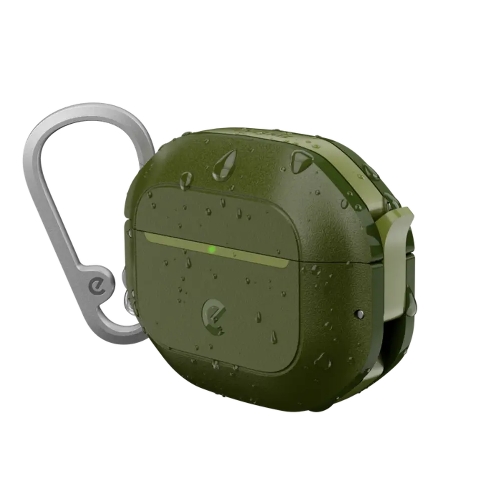 KeyBudz KeyBudz AirPods 4 Element case (donkergroen) KeyBudz KeyBudz AirPods 4 Element case (donkergroen)