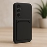 ShieldCase® ShieldCase Samsung Galaxy A15 siliconen hoesje met pasjeshouder (zwart)
