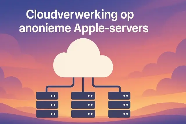 Cloud verwerking Apple Intelligence