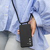Coverzs Coverzs Samsung Galaxy S25 Plus siliconen hoesje met koord (zwart) Coverzs Coverzs Samsung Galaxy S25 Plus siliconen hoesje met koord (zwart)