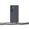 Coverzs Coverzs Samsung Galaxy S24 Ultra siliconen hoesje met koord (zwart) Coverzs Coverzs Samsung Galaxy S24 Ultra siliconen hoesje met koord (zwart)