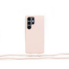Coverzs Coverzs Samsung Galaxy S25 Ultra siliconen hoesje met koord (roze) Coverzs Coverzs Samsung Galaxy S25 Ultra siliconen hoesje met koord (roze)