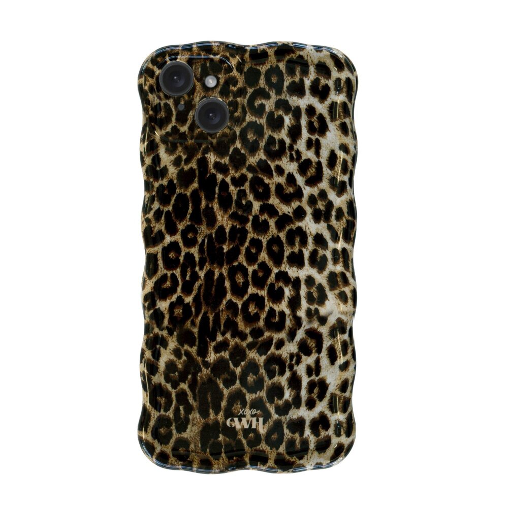 xoxo Wildhearts xoxo Wildhearts Glossy Wavy Case Wild Soul - iPhone 15 hoesje xoxo Wildhearts xoxo Wildhearts Glossy Wavy Case Wild Soul - iPhone 15 hoesje