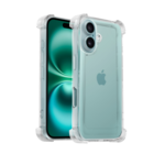Ceezs Ceezs iPhone 16 Plus TPU Shock case met camerabescherming (transparant)
