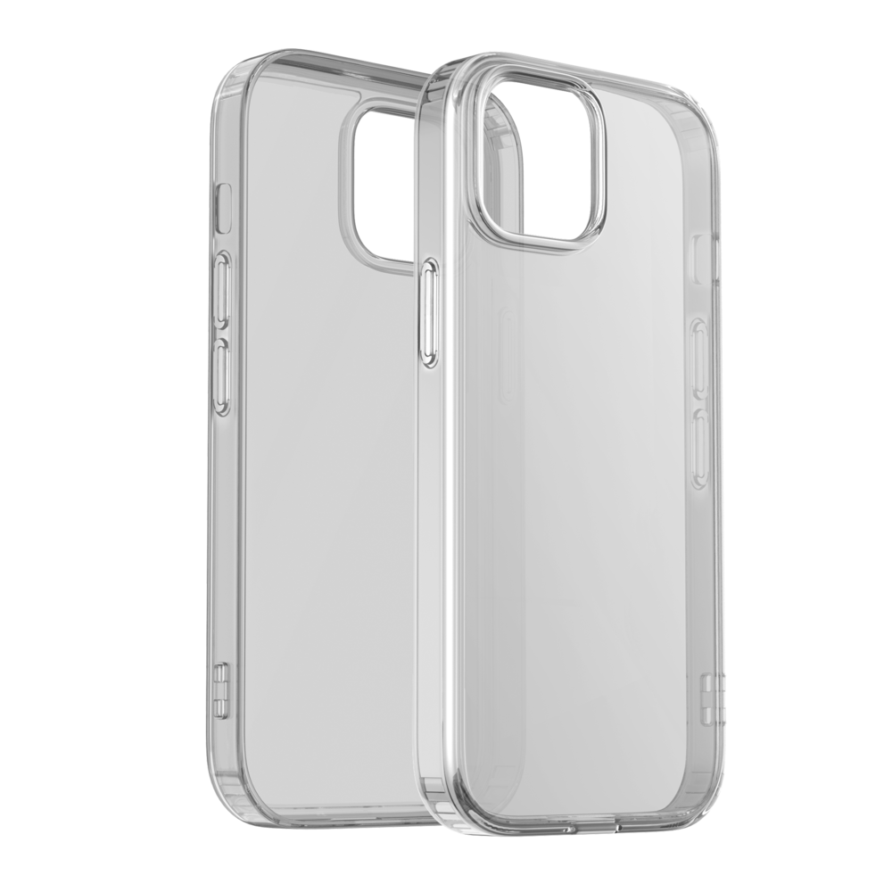 Ceezs Ceezs iPhone 15 TPU Hybrid siliconen hoesje (transparant)