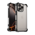 Ceezs Ceezs iPhone 16 Pro Max TPU Shock case met camerabescherming (zwart)