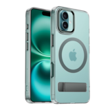 Coverzs iPhone 16 MagSafe hardcase met standaard (grijs) Coverzs iPhone 16 MagSafe hardcase met standaard (grijs)