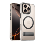 Coverzs Coverzs iPhone 16 Pro Max MagSafe hardcase met standaard (zwart)