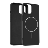 Coverzs iPhone 13 MagSafe siliconen 'slim' hoesje (zwart)