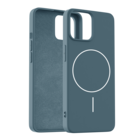 Coverzs Coverzs iPhone 13 MagSafe siliconen  hoesje (donkerblauw)