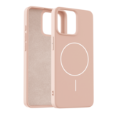 Coverzs iPhone 15 Pro MagSafe siliconen 'slim' hoesje (lichtroze)