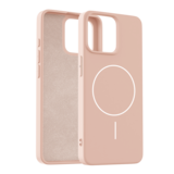 Coverzs iPhone 14 Pro Max MagSafe siliconen 'slim' hoesje (lichtroze)