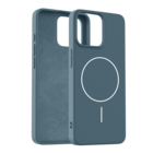 Coverzs Coverzs iPhone 15 Pro MagSafe siliconen  hoesje (donkerblauw)