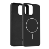 Coverzs iPhone 13 Pro Max MagSafe siliconen 'slim' hoesje (zwart)