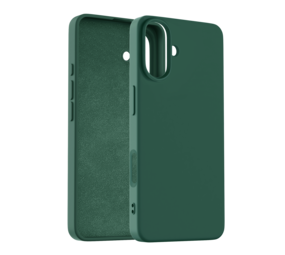 Coverzs iPhone 16 MagSafe siliconen 'slim' hoesje (groen)