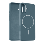 Coverzs Coverzs iPhone 16 MagSafe siliconen  hoesje (donkerblauw)