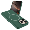 Coverzs Coverzs iPhone 16 Pro MagSafe siliconen  hoesje (groen)