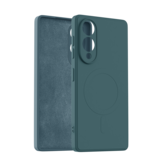 ShieldCase® Samsung Galaxy S25 Edge siliconen MagSafe back cover (donkerblauw)