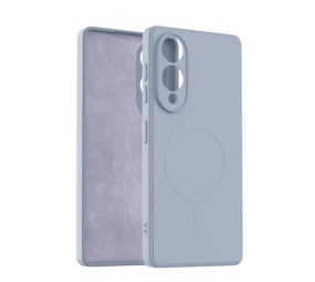 ShieldCase® Samsung Galaxy S25 Edge siliconen MagSafe back cover (paars)