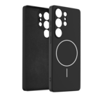 Coverzs Coverzs Samsung Galaxy S25 Ultra magSafe siliconen  hoesje (zwart)
