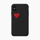 ShieldCase® ShieldCase Heart Eyes iPhone X / Xs hoesje (zwart)
