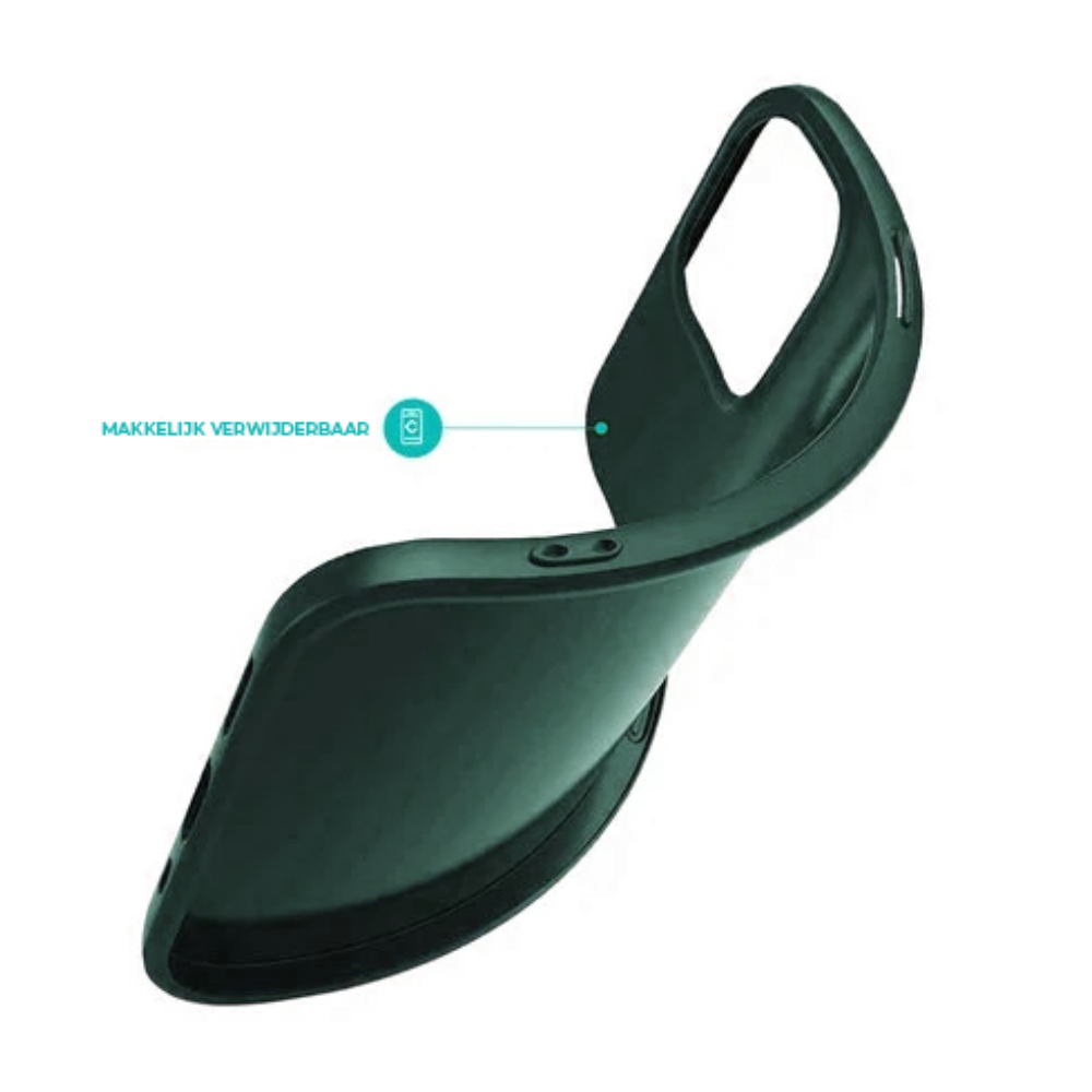 Ceezs Ceezs iPhone 16 Pro hoesje siliconen (donkergroen)